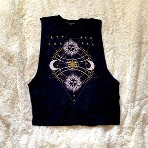 Urban Outfitters Black Muscle Tank